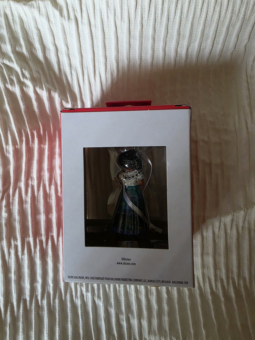 Hallmark Encanto Mirabel Teal and White Christmas Ornament - Picture 2 of 2